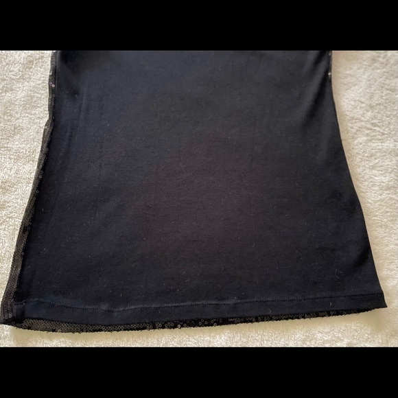 Style & Co Woman’s Black Tank Top. Size S Sequence only in the front see pics - Picture 7 of 11